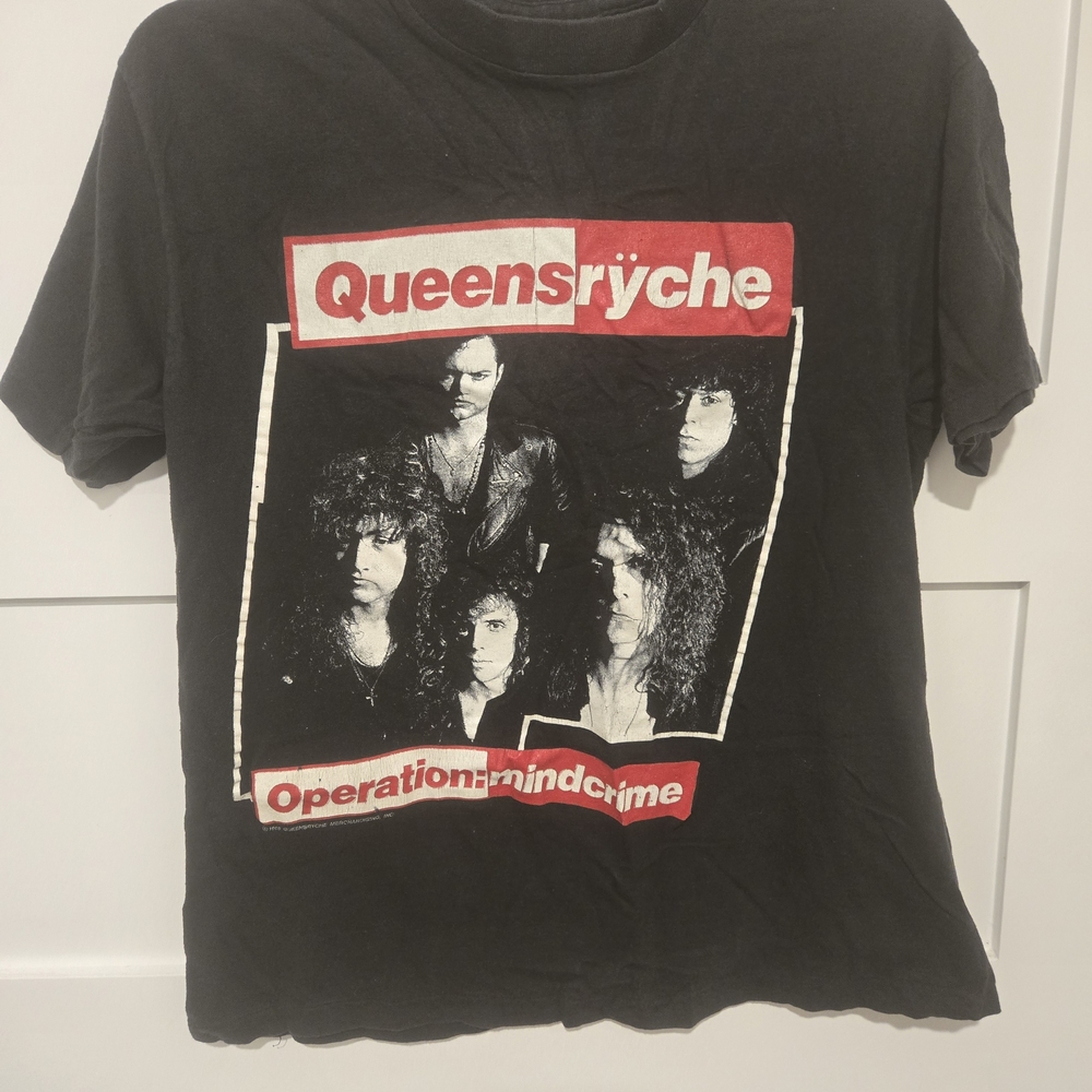 Vintage Queensrÿche Single Stitch 1988 Band T-Shirt